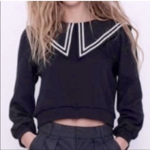 Zara black top (Large)